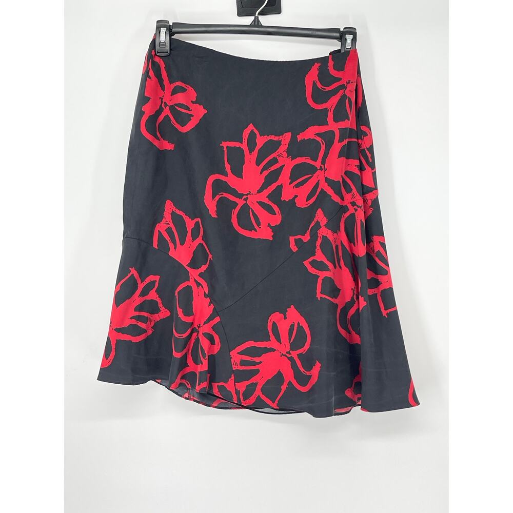 Vtg Realities 100% Silk Asymmetrical Skirt Size 14‎ Y2K Whimsigoth Witchy